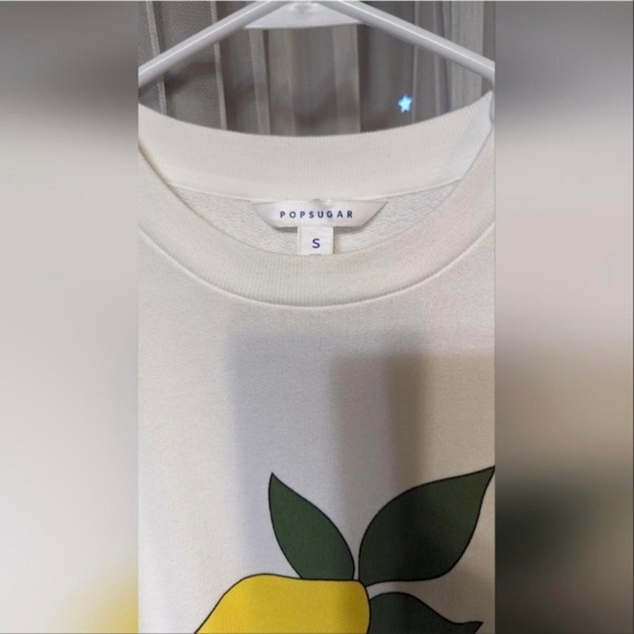 Popsugar Lemons Sweatshirt Size Small - Picture 2 of 2